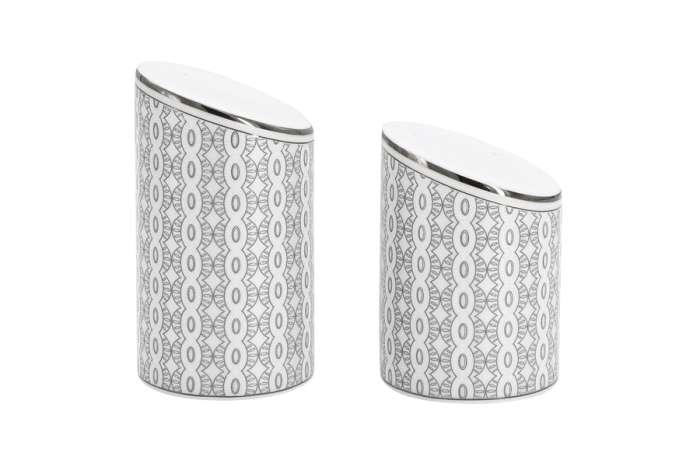 Обеденный сервиз Сильвер, 6 персон, 27 предметов ANNA LAFARG EMILY AL-I190904H-27-E14