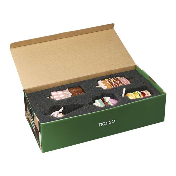 Набор ёлочных украшений glimmer selection из коллекции new year essential, 5 шт. Tkano TK24-NY_DEC0008