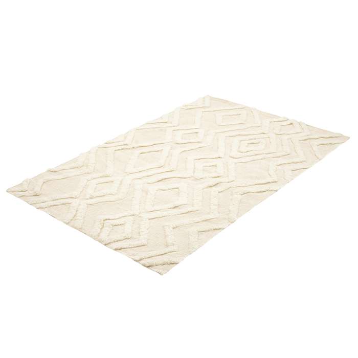 Ковер из новозеландской шерсти и хлопка imphal из коллекции ethnic, 120х180см Tkano TK23-DR0047