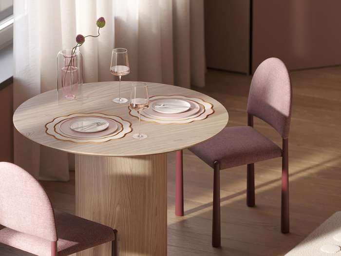 Ваза muse, 25 см, нежно-розовая Bergenson Bjorn BB0000859