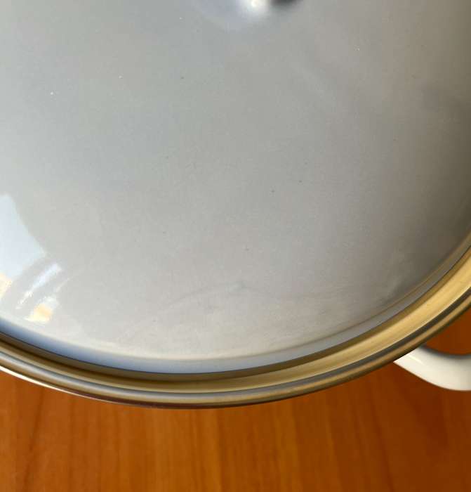 Кастрюля цилиндрическая с крышкой 4 л пастель голубой PASTELL RIESS 0282-006