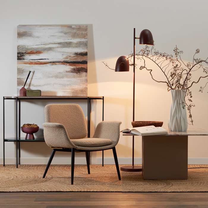 Столик кофейный mojo, 85х85 см, бежевый Bergenson Bjorn BB0000390