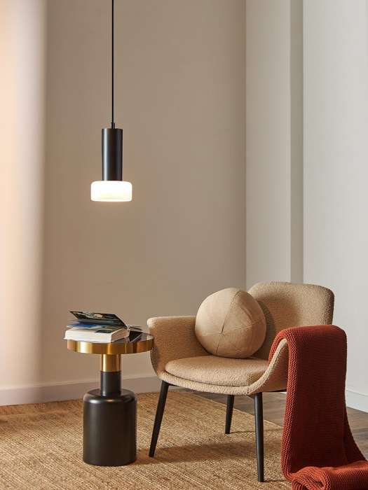 Лаунж-кресло hilde, букле, серо-бежевое Bergenson Bjorn BB0000494