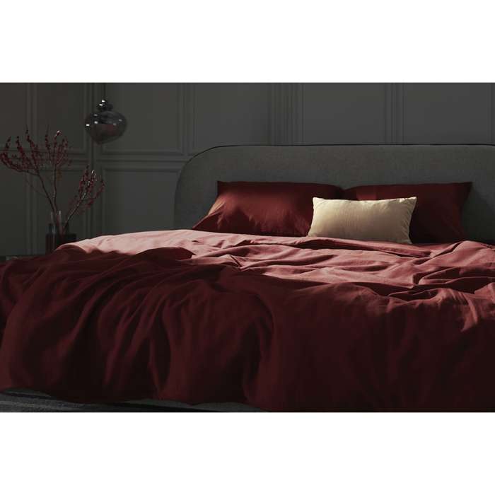 Набор наволочек изо льна и хлопка цвета копченой паприки из коллекции essential, 70х70 см Tkano TK24-PC0016