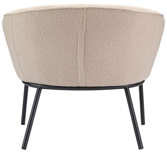 Лаунж-кресло paal, букле, бежевое Bergenson Bjorn FH-PL-LARMCH-PL-BG