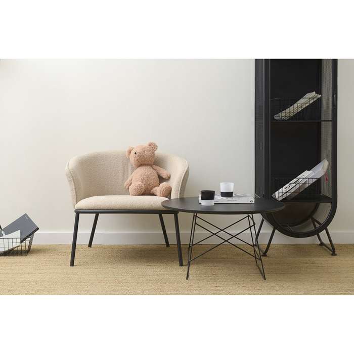 Лаунж-кресло paal, букле, бежевое Bergenson Bjorn FH-PL-LARMCH-PL-BG