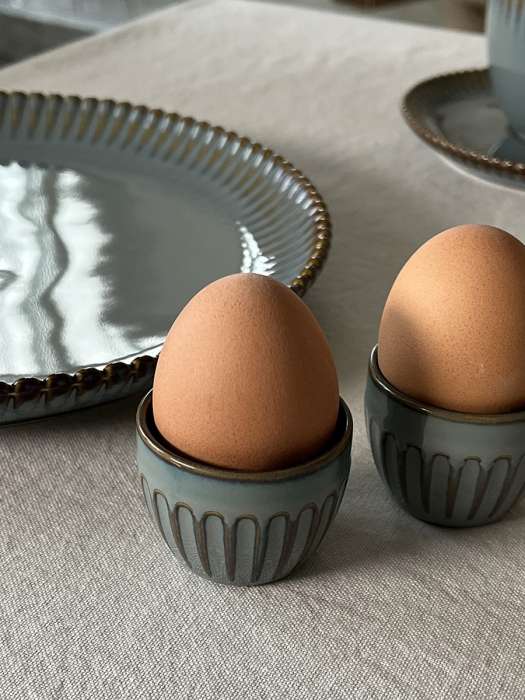 Набор из двух подставок для яиц темно-серого цвета из коллекции kitchen spirit Tkano TK23-TW_EGG0001