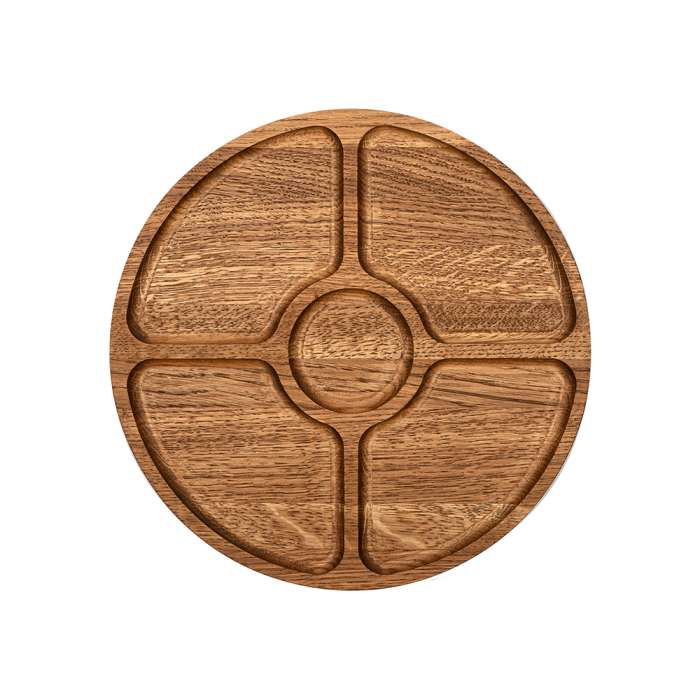 Менажница дубовая круглая, диаметр 27 UNECA ДРВ-01/1