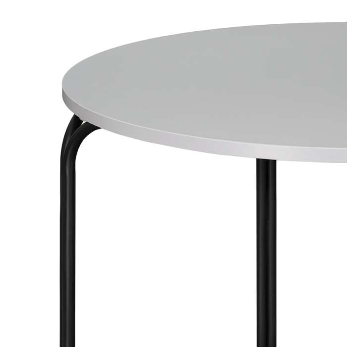 Стол обеденный ror, D90 см, черный/серый LATITUDE RORTBL_D_RBKGRGR90