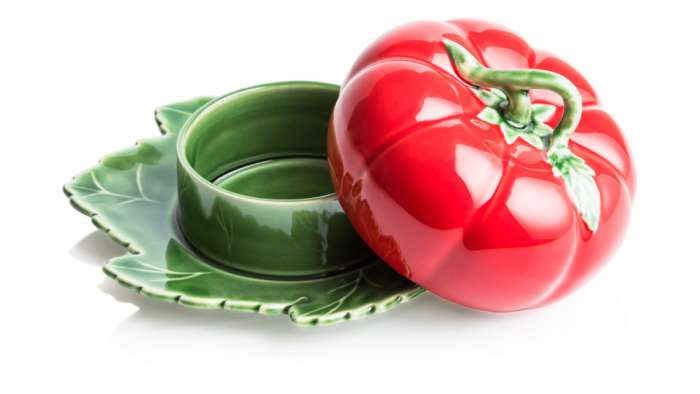 Масленка с крышкой "Томат" 20x18см BORDALLO PINHEIRO BOR65007111