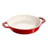 Форма для пирога керамическая, 24 см вишневая STAUB 40511-164