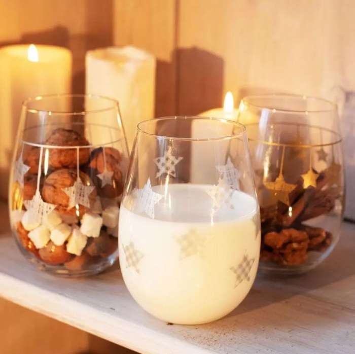 Набор стаканов для воды Krosno "Золотые звезды" 500мл, 6 шт KRO-F686376050094EK0