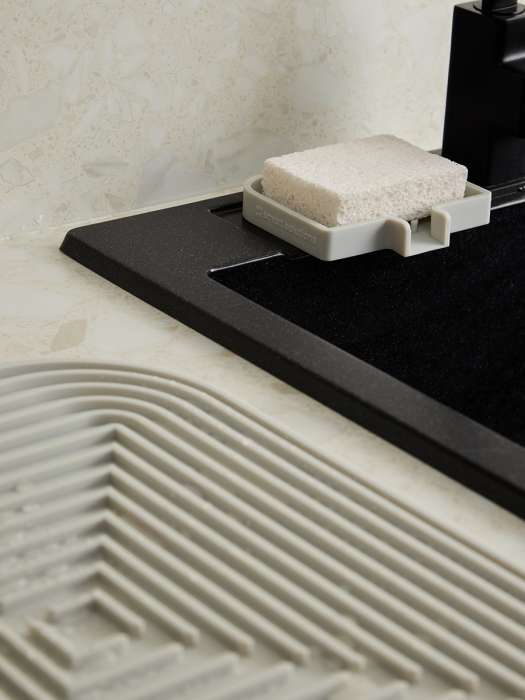 Мыльница dry flex, серая Smart Solutions SS0000374