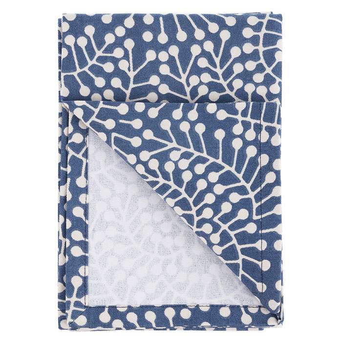 Набор из двух салфеток сервировочных темно-синего цвета с принтом Спелая Смородина из коллекции scandinavian touch, 45х45 см Tkano TK22-NA0007