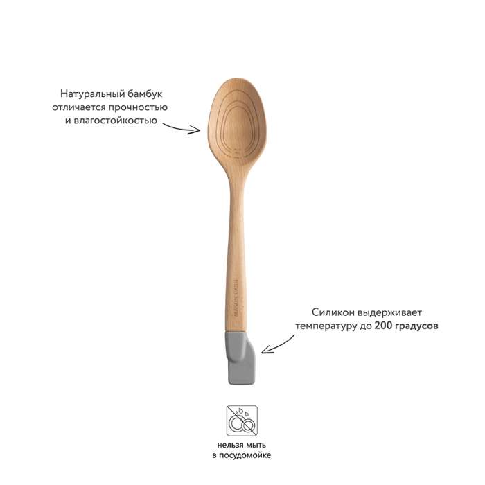 Ложка мерная с силиконовым скребком innovative kitchen Mason Cash 2008.200