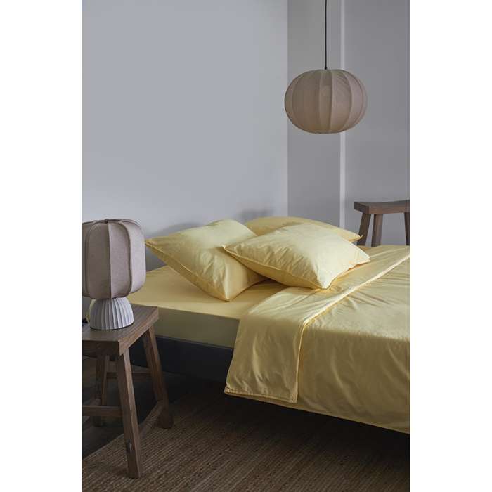 Набор наволочек из стираного перкаля светло-желтого цвета из коллекции essential, 70х70 см Tkano TK24-PC0022