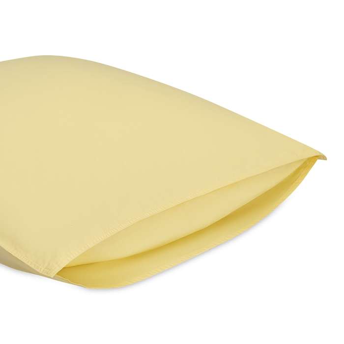 Набор наволочек из стираного перкаля светло-желтого цвета из коллекции essential, 70х70 см Tkano TK24-PC0022