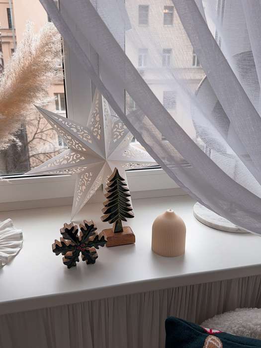 Свеча декоративная молочно-белого цвета из коллекции edge, 10,5 см Tkano TK24-CND0021