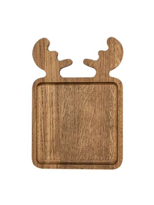 Менажница дубовая "Олень" малая 23х16 UNECA ДРВ-04/1