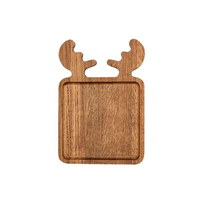 Менажница дубовая "Олень" малая 23х16 UNECA ДРВ-04/1