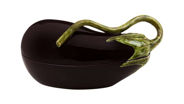 Блюдо для горячего с крышкой "Баклажан" 31,5х17см BORDALLO PINHEIRO BOR65018653