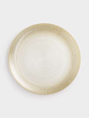 Тарелка обеденная, 28 см, стекло, молочная/шампань, Marbella ANNA LAFARG ANLAF-2412-2009061