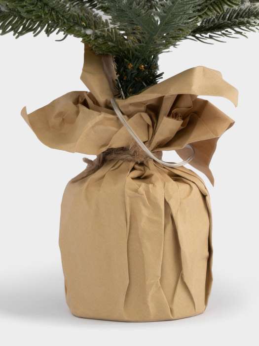 Ель искусственная, 60 см, в крафте, с подсветкой, полиэтилен, Interior natural ANNA LAFARG ANLAF-H15484-LIGHT