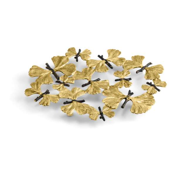 Подставка под горячее Michael Aram Бабочки гинкго 28 см, сталь нержавеющая