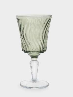 Бокал-кубок для вина, 270 мл, стекло Р, зеленый, Guitar ANNA LAFARG ANLAF-AT031201