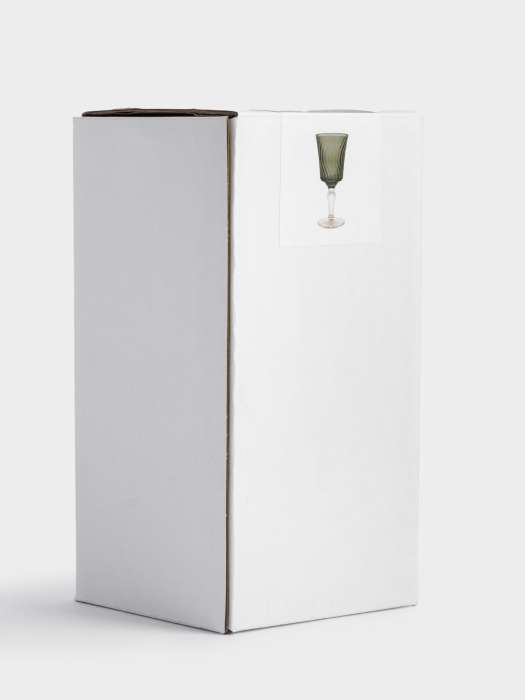 Бокал-кубок для вина, 270 мл, стекло Р, зеленый, Guitar ANNA LAFARG ANLAF-AT031201