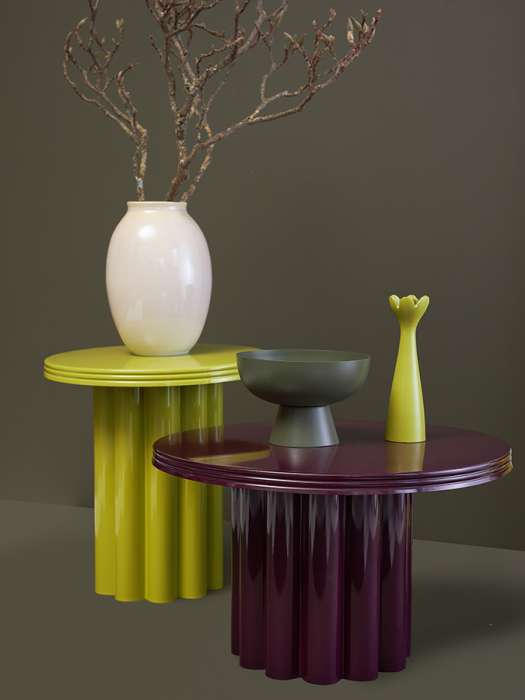 Столик кофейный vivlend, D57 см, ночная слива Bergenson Bjorn BB0000889