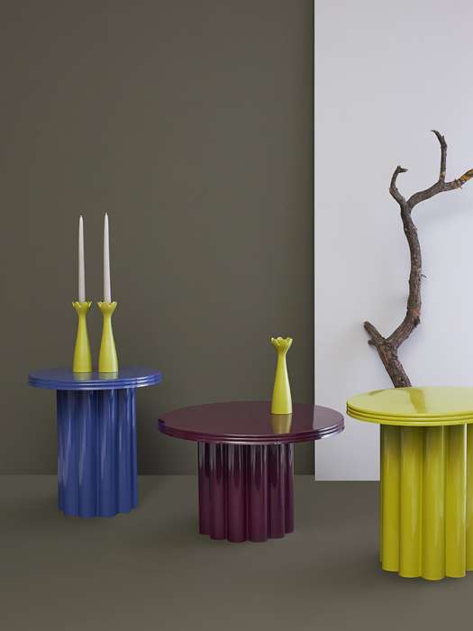 Столик кофейный vivlend, D57 см, ночная слива Bergenson Bjorn BB0000889