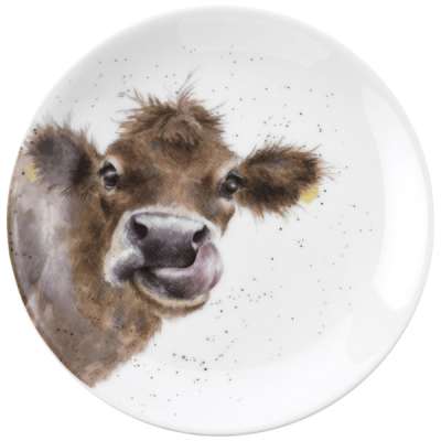 Тарелка десертная Royal Worcester Забавная фауна Корова 16,5 см