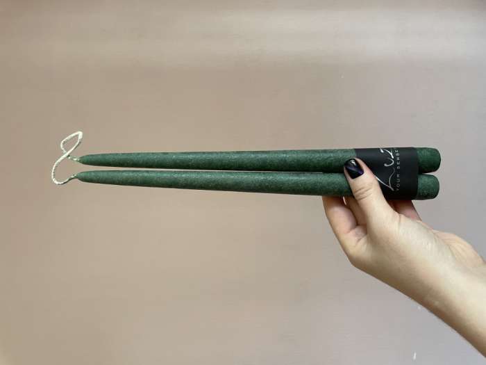 Набор свечей Luz your senses Рустик 30 см, 2 шт, тис