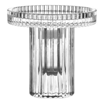 Подсвечник Decor de table Картуш 9,6 см, 2в1, съемная чаша, стекло