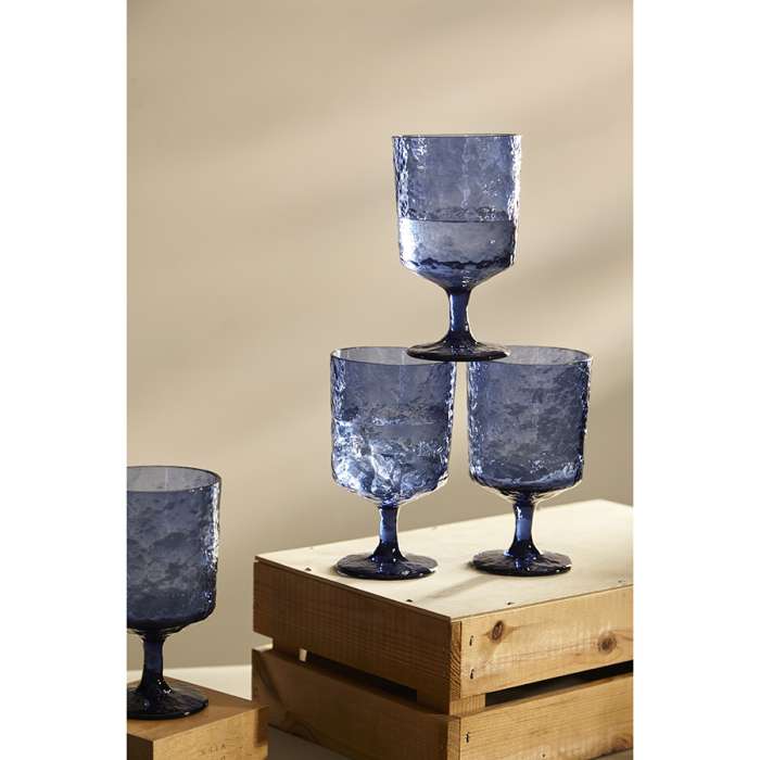 Набор бокалов для вина arctic, 280 мл, синий, 4 шт. Liberty Jones LJ0000346