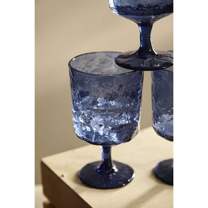 Набор бокалов для вина arctic, 280 мл, синий, 4 шт. Liberty Jones LJ0000346