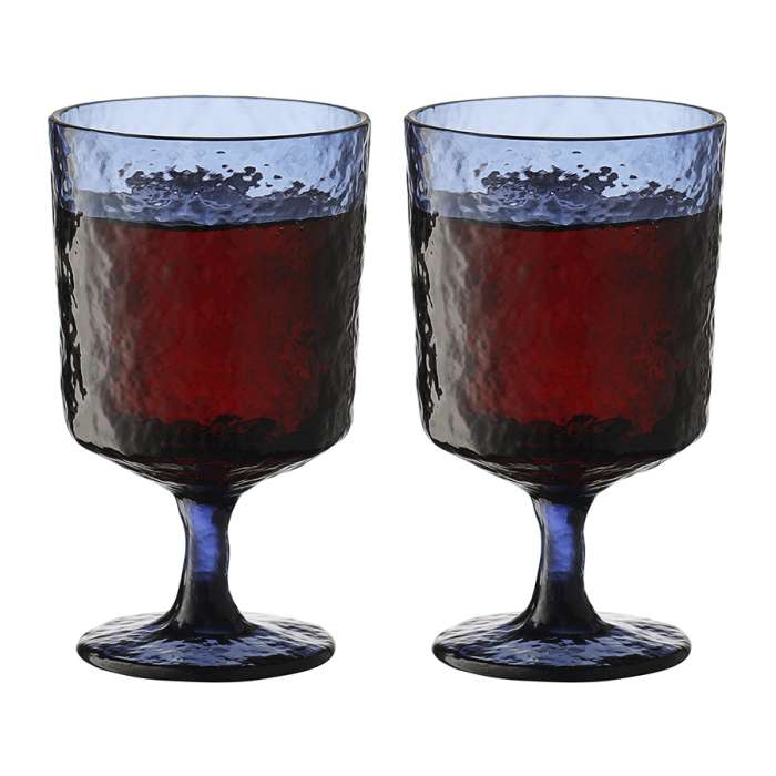 Набор бокалов для вина arctic, 280 мл, синий, 4 шт. Liberty Jones LJ0000346