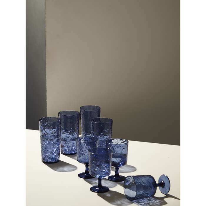 Набор бокалов для вина arctic, 280 мл, синий, 4 шт. Liberty Jones LJ0000346