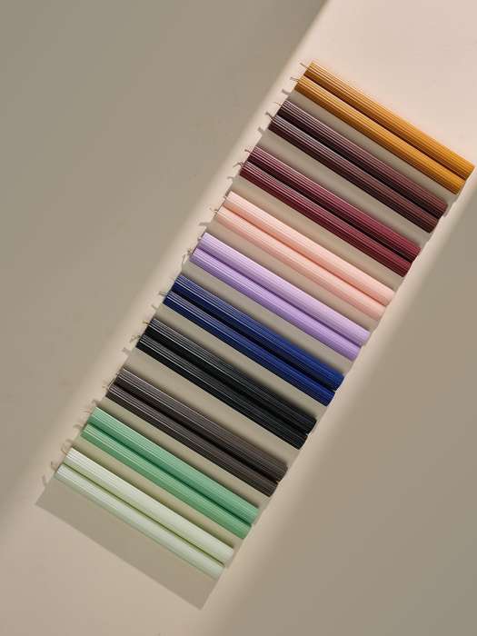 Набор из двух свечей синего цвета из коллекции edge, 24,5 см Tkano TK24-CND0001