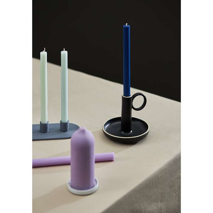 Набор из двух свечей синего цвета из коллекции edge, 24,5 см Tkano TK24-CND0001