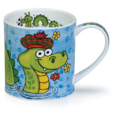 Кружка Dunoon Дракоша Несси Оркни 350 мл, фарфор костяной