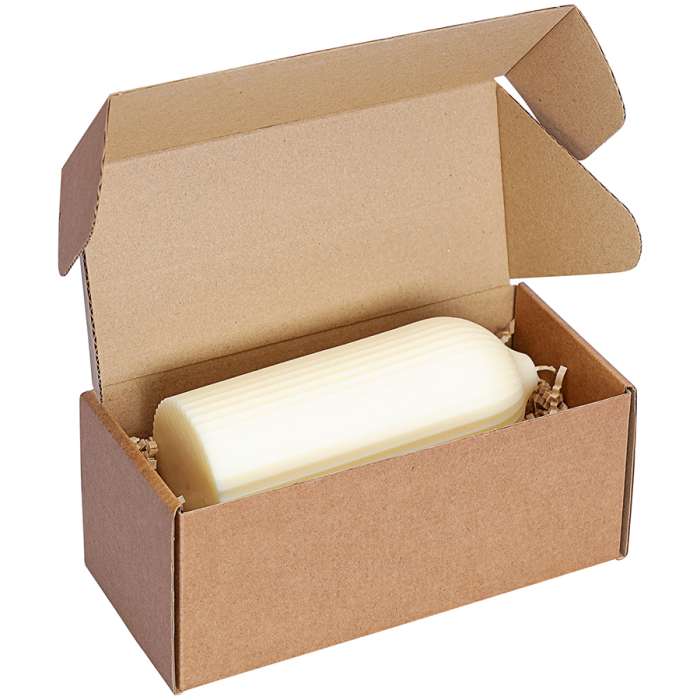 Свеча декоративная молочно-белого цвета из коллекции edge, 16,5 см Tkano TK24-CND0022