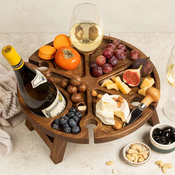 Винный столик диаметр 35, высота 13.5 UNECA ДРБ 950/2