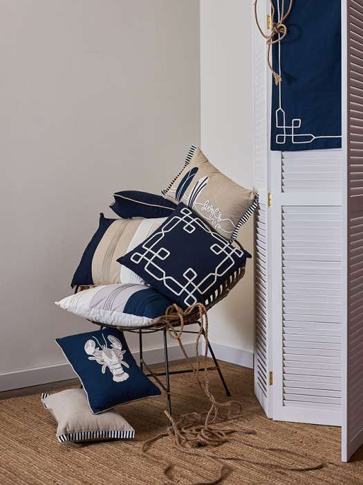 Подушка декоративная navy mood из коллекции sea treasures, 45х45 см Tkano TK25-CU0004