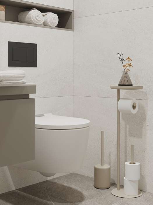 Ершик для унитаза slim, светло-серый Bergenson Bjorn Bath BB0000934
