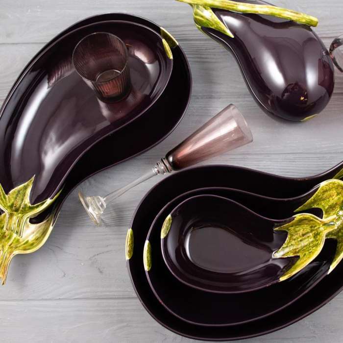 Салатник "Баклажан" 24,5см BORDALLO PINHEIRO BOR65020322