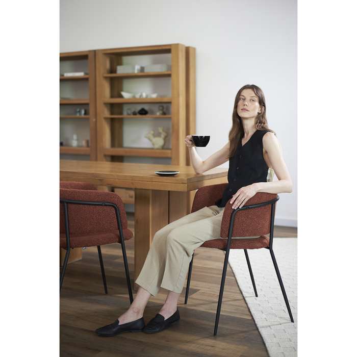 Стул helning, букле, терракота Bergenson Bjorn BB0000657