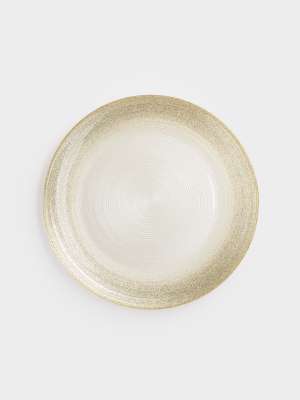 Тарелка закусочная, 21 см, стекло, молочная/шампань, Marbella ANNA LAFARG ANLAF-2414-2009061