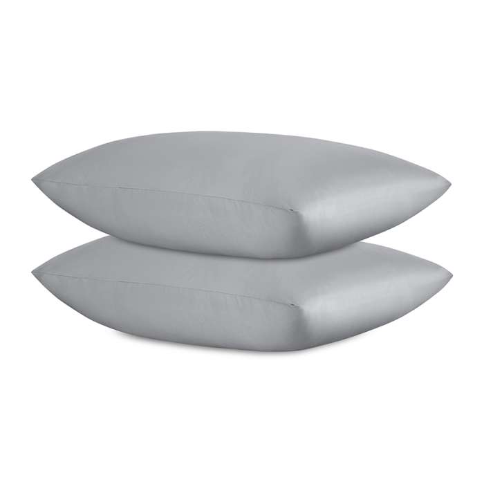 Комплект постельного белья из премиального сатина светло-серого цвета из коллекции essential, 150х20 Tkano TK25-DC0007